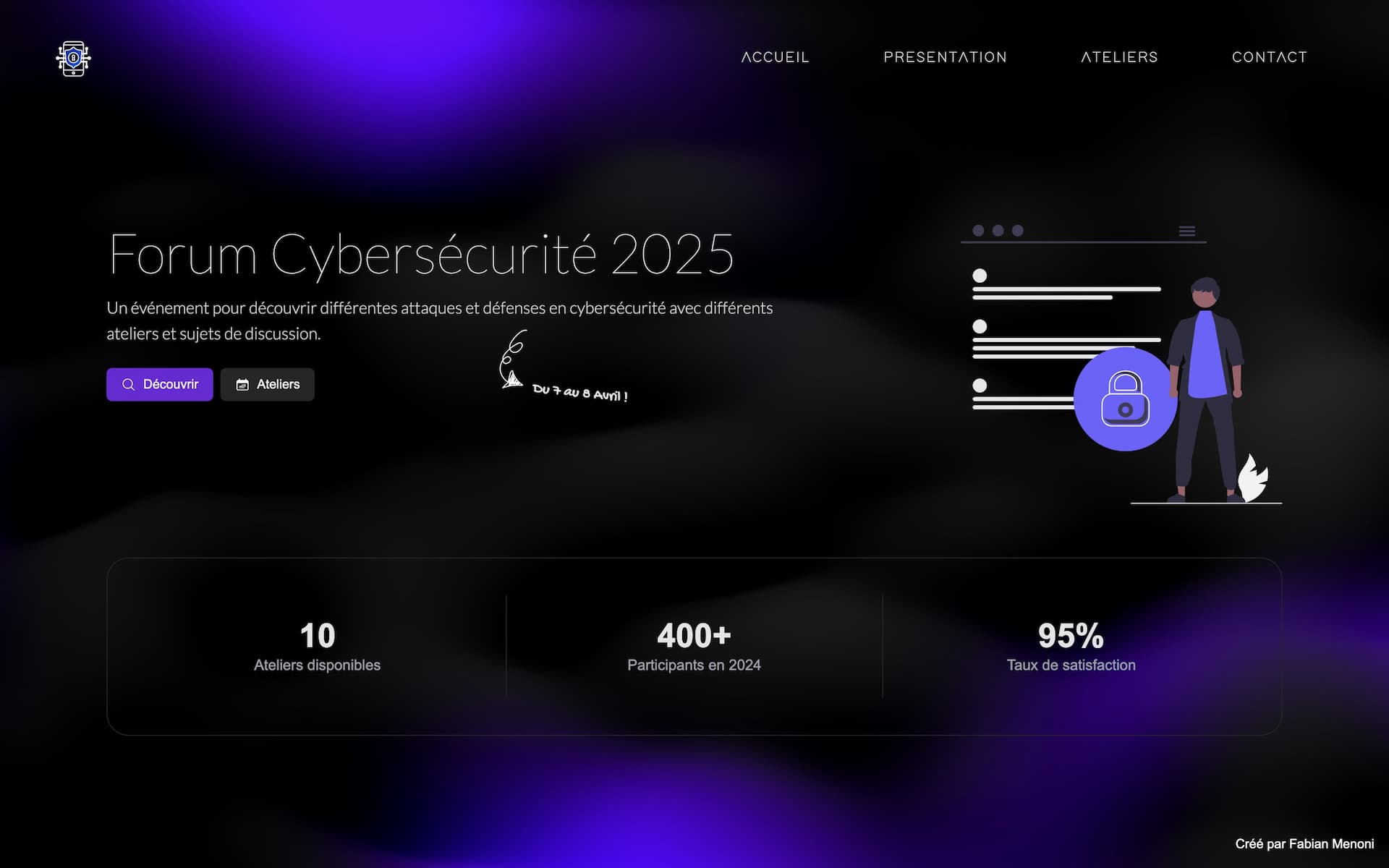 Site web du Forum Cybersécurité